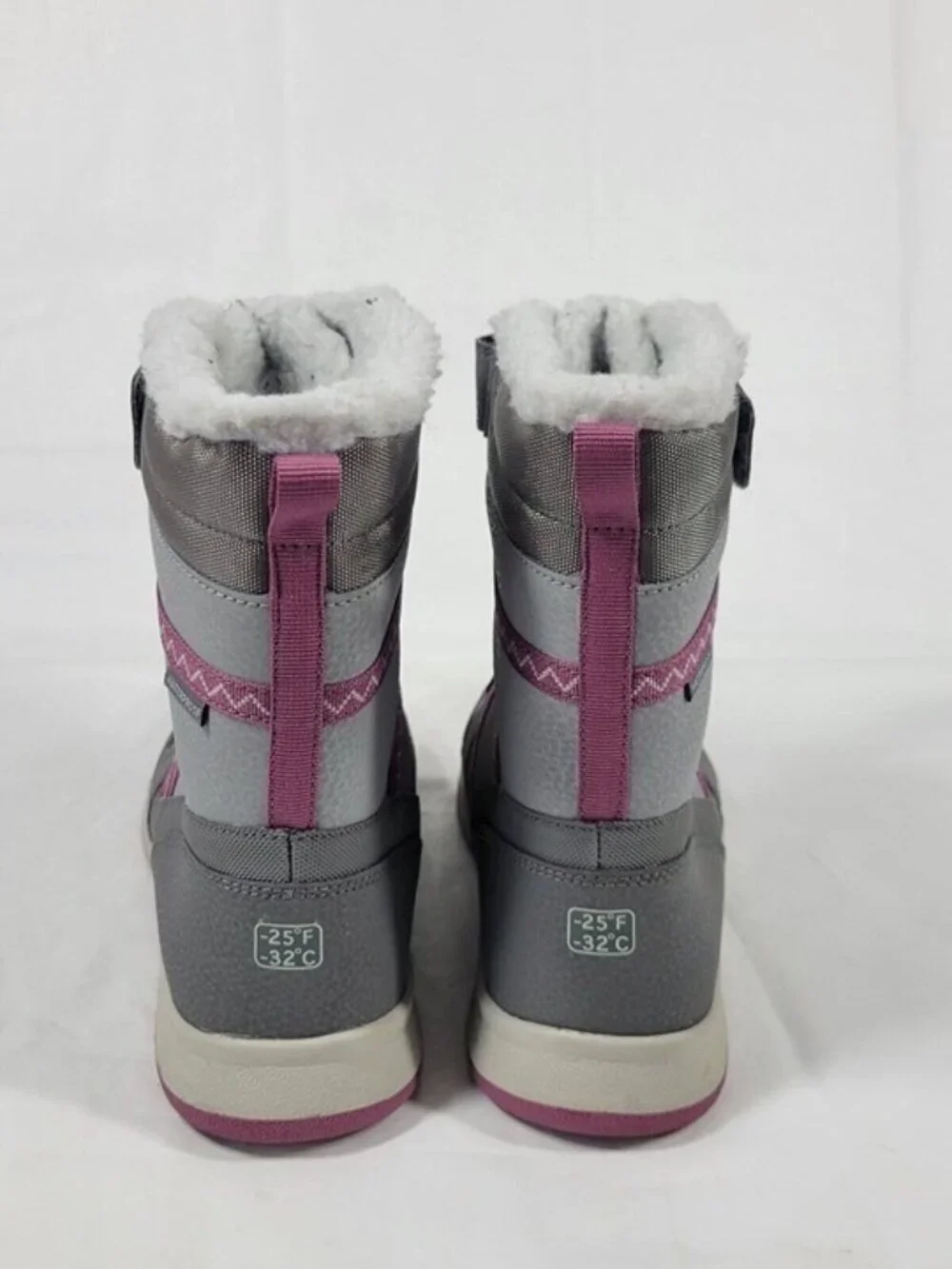 Merrell Women Size 6 Snow Crush 2.0 Boots Waterproof Winter Gray Faux Fur